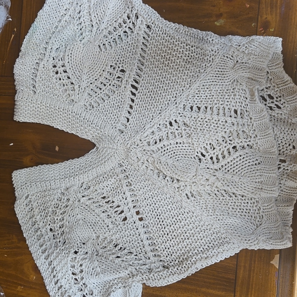 Poncho top see through